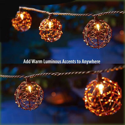 Ghirlanda luminoasa cu incarcare solara 5.4 m — Ambient Modern Pentru Acasă