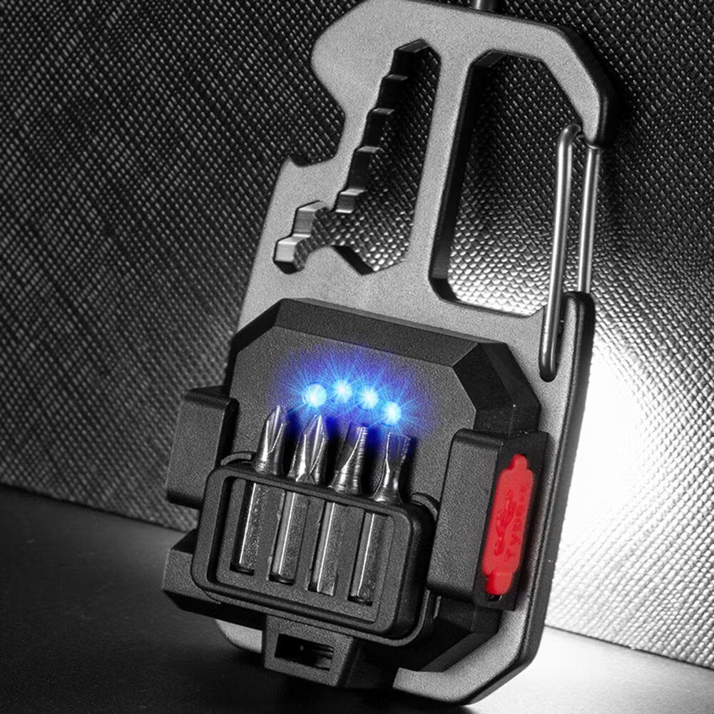 Lanterna LED tip breloc cu dispozitiv spargere geamuri — Ambient Modern Pentru Acasă