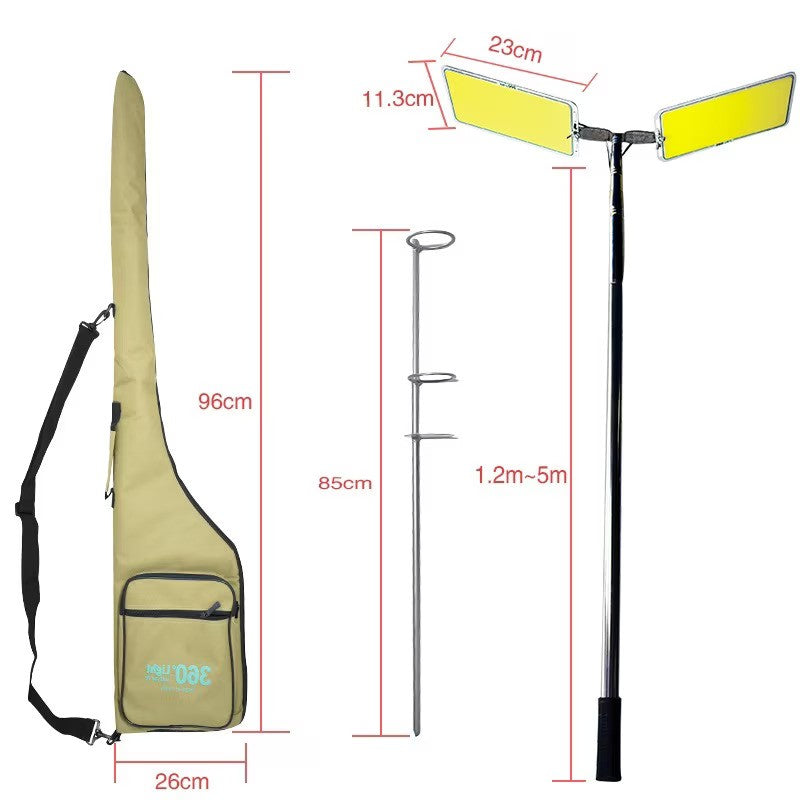 Kit Nocturna eLIVE FR-12 Proiector Camping LED 94W 9116lm Brat — Mai Mult Confort Oriunde