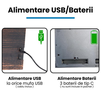 Semineu LED Panoramic 102 cm cu Efect Jar – Decor — Mai Mult Confort Oriunde