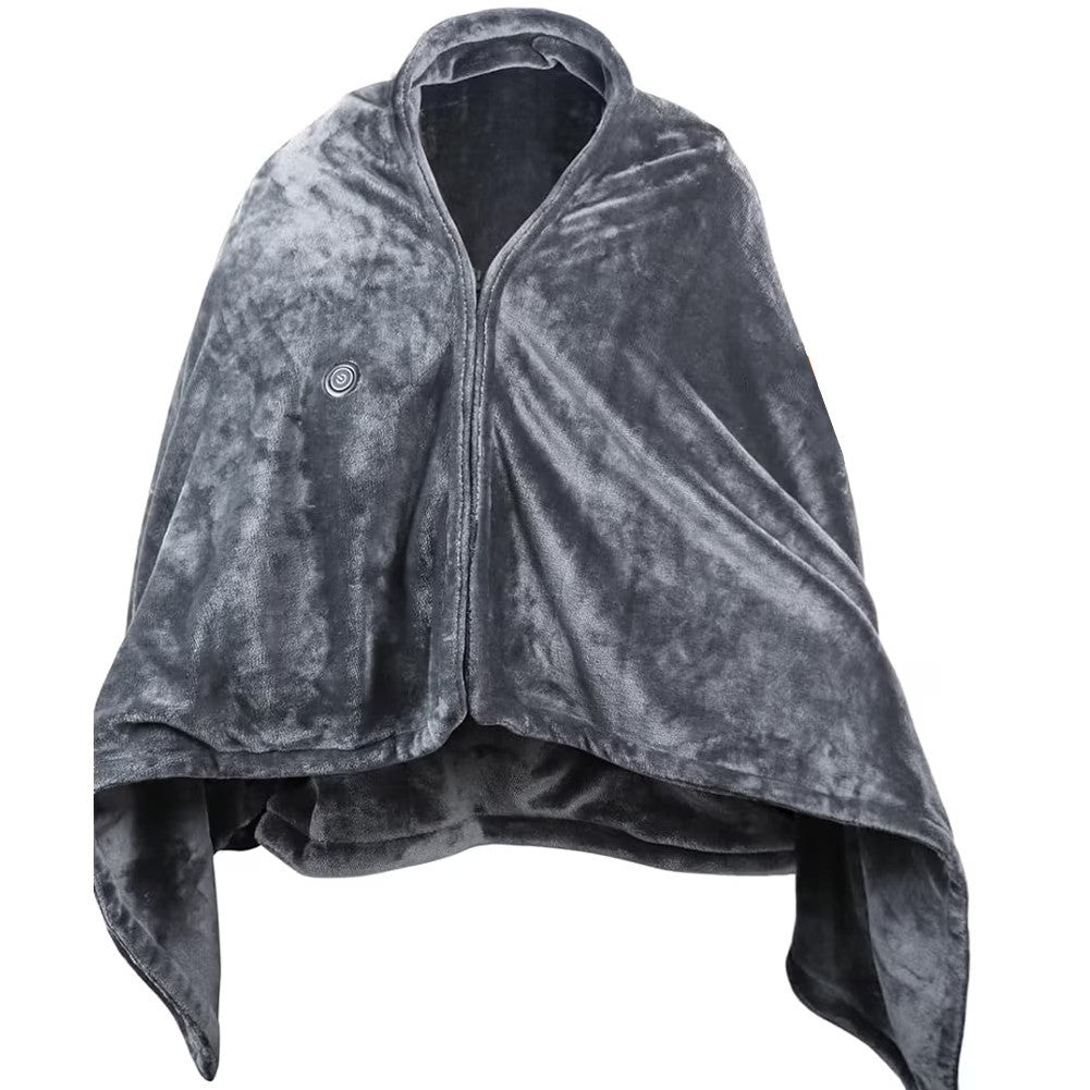 Patura electrica cu incalzire USB tip hoodie — Confort Personal Zi de Zi