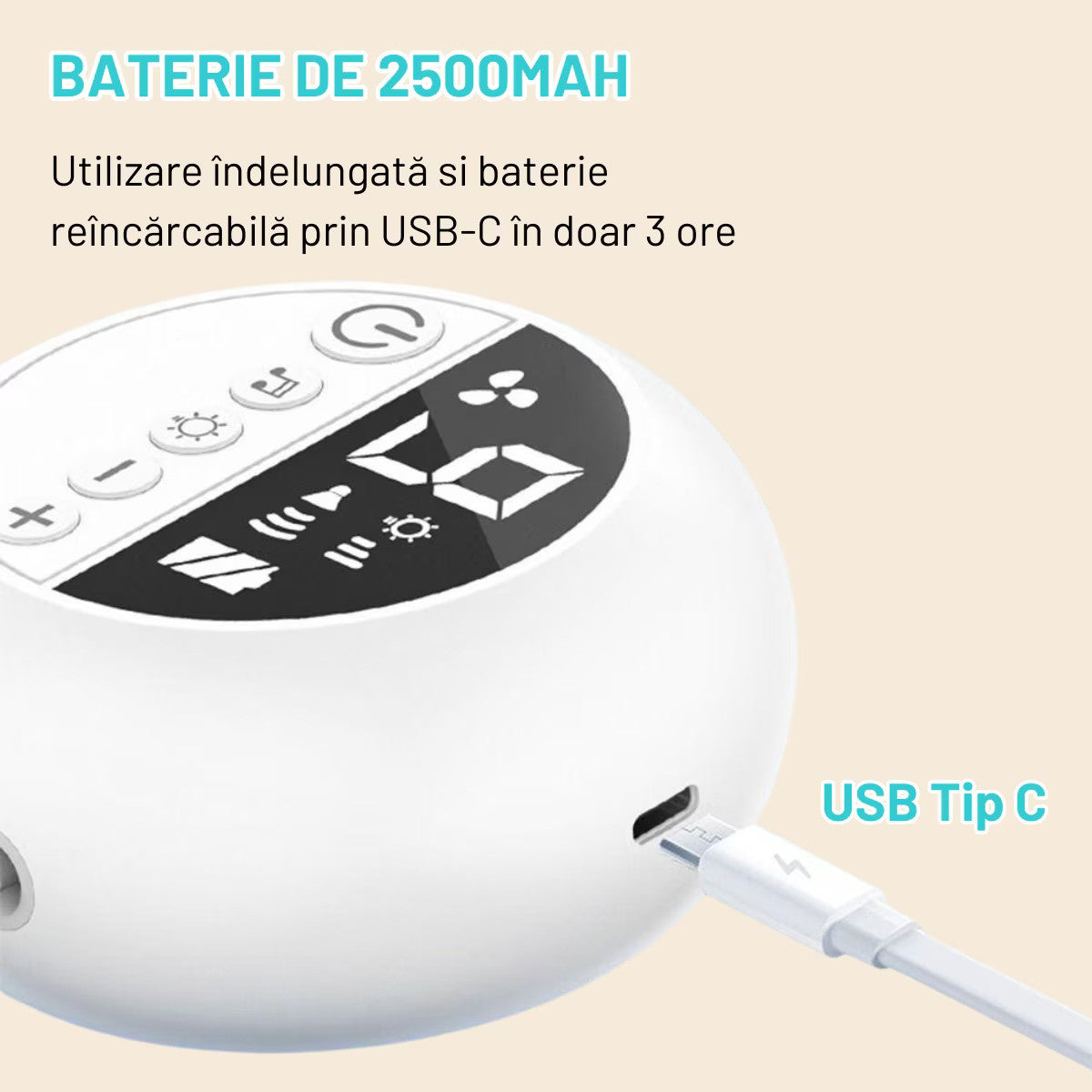 Aspirator nazal electric pentru bebelusi si copii Incarcare USB — Util Pentru Familie și Copii