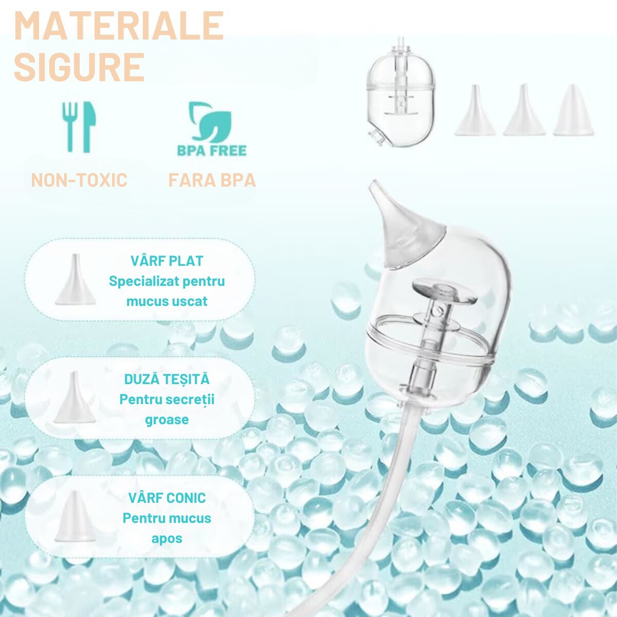 Aspirator nazal electric pentru bebelusi si copii Incarcare USB — Util Pentru Familie și Copii