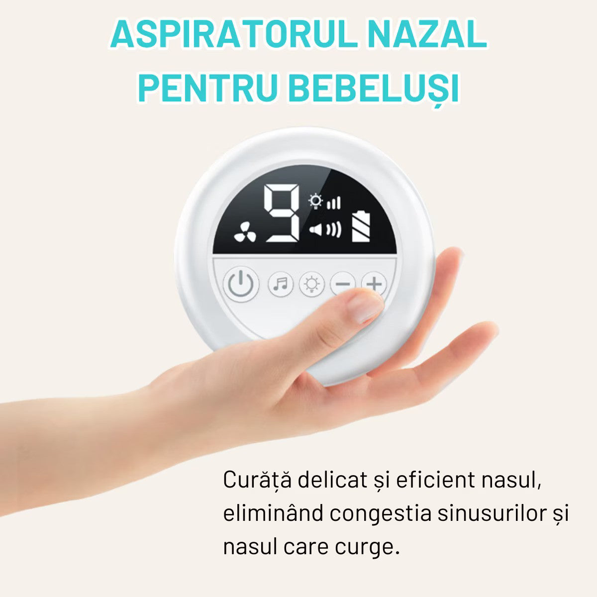 Aspirator nazal electric pentru bebelusi si copii Incarcare USB — Util Pentru Familie și Copii