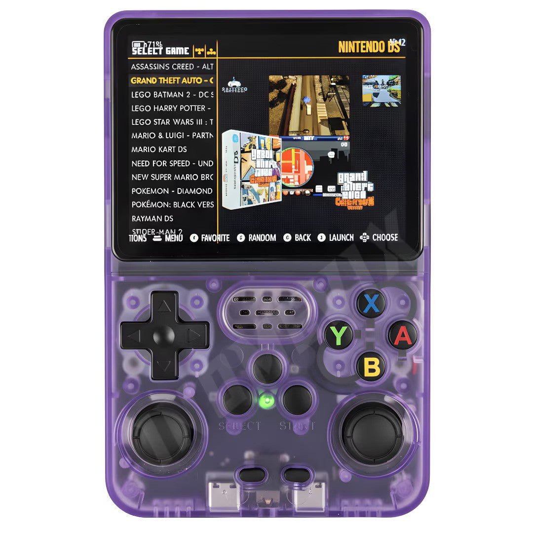 Consola de jocuri portabila R36S ecran IPS 3.5 inch 64GB — Utilitate Smart Zi de Zi