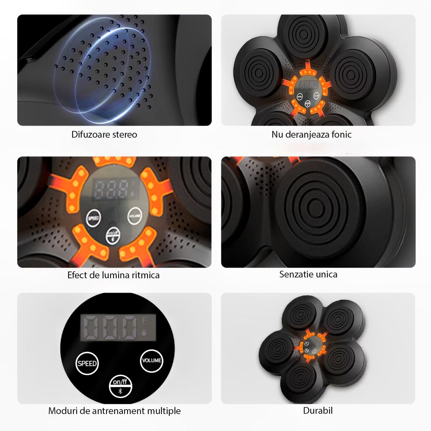 Aparat inteligent de box pentru antrenare reflexe sincronizare Bluetooth — Confort Personal Zi de