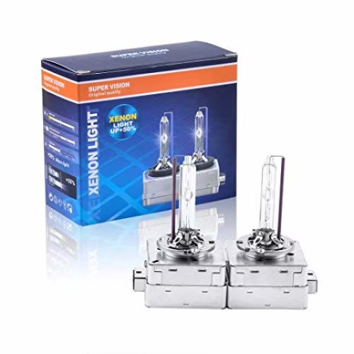 Set 2 becuri xenon D3S 6000K 35W SuperVision +200% — Confort și Siguranță la Drum