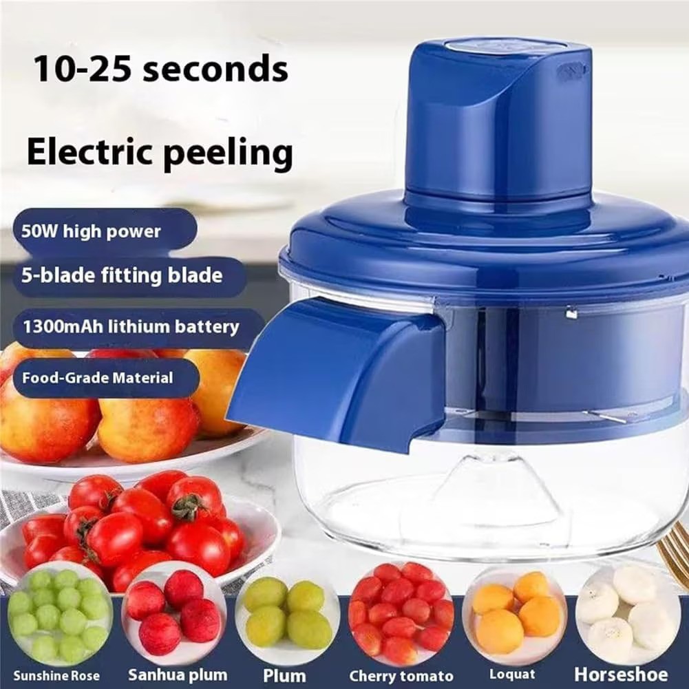 Aparat Electric pentru Curățat Usturoi și Roșii Cherry, Multifuncțional, A-135-1