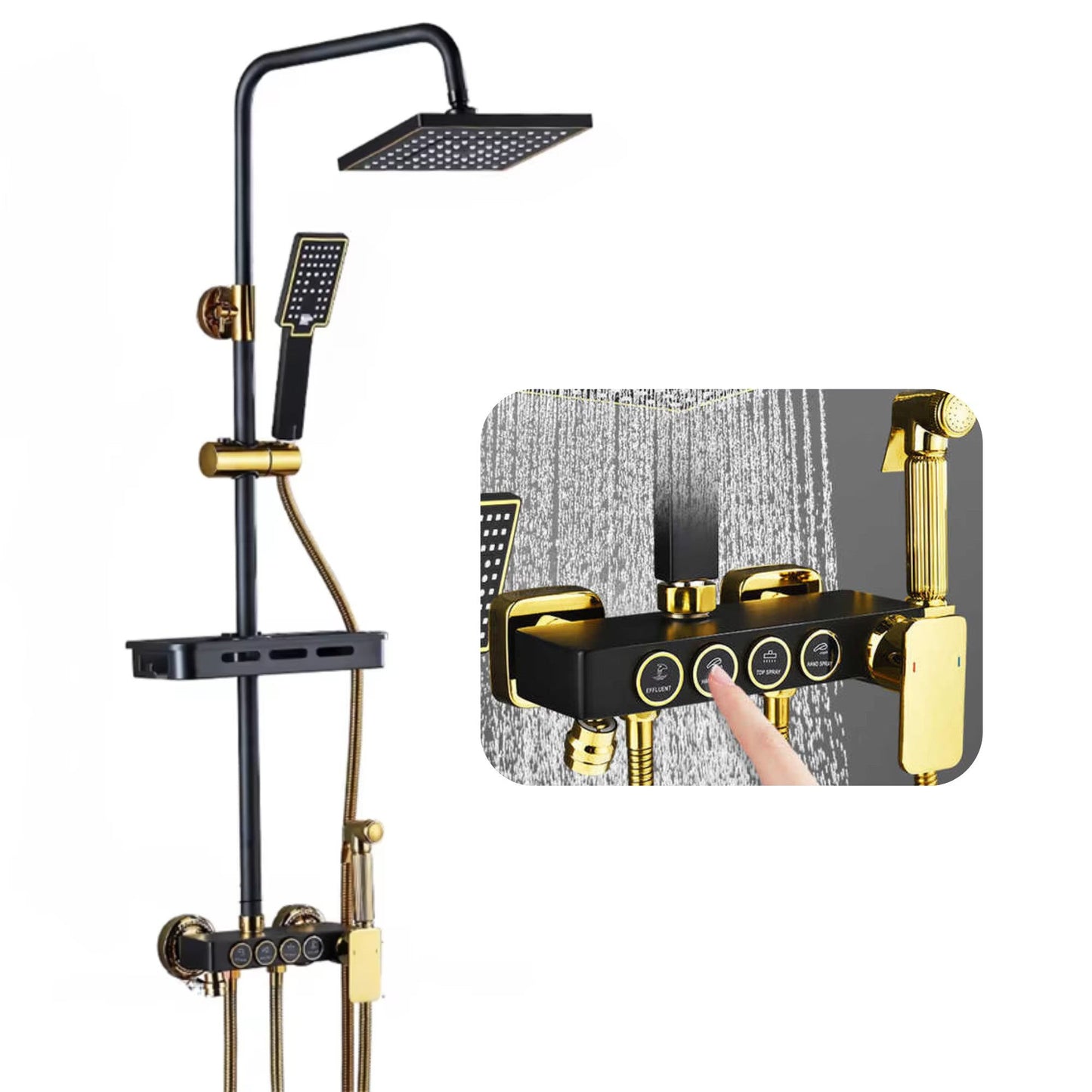 Coloana de dus premium cu 4 functii — Confort Practic Pentru Casa Ta