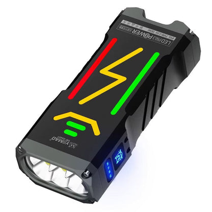 Lanterna Profesionala YM-G666 6 LED uri P90 reincarcabila USB — Ambient Modern Pentru Acasă