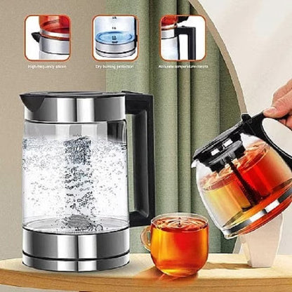 Set fierbator electric + ceainic 2.2L 1500W — Mai Mult Confort în Bucătărie