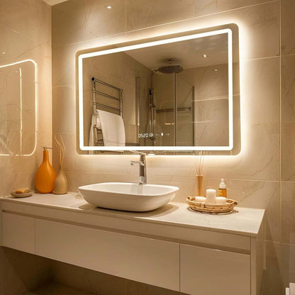 Oglinda LED pentru baie 60x80 cm — Confort Practic Pentru Casa Ta