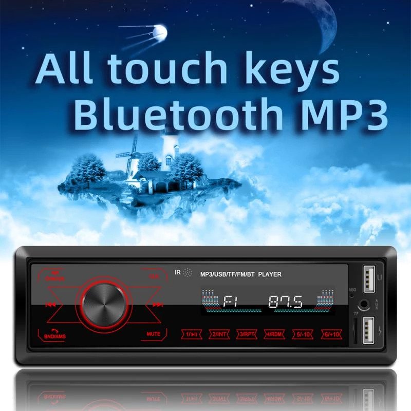 Radio MP3 player auto cu touchscreen bluetooth USB — Confort și Siguranță la Drum