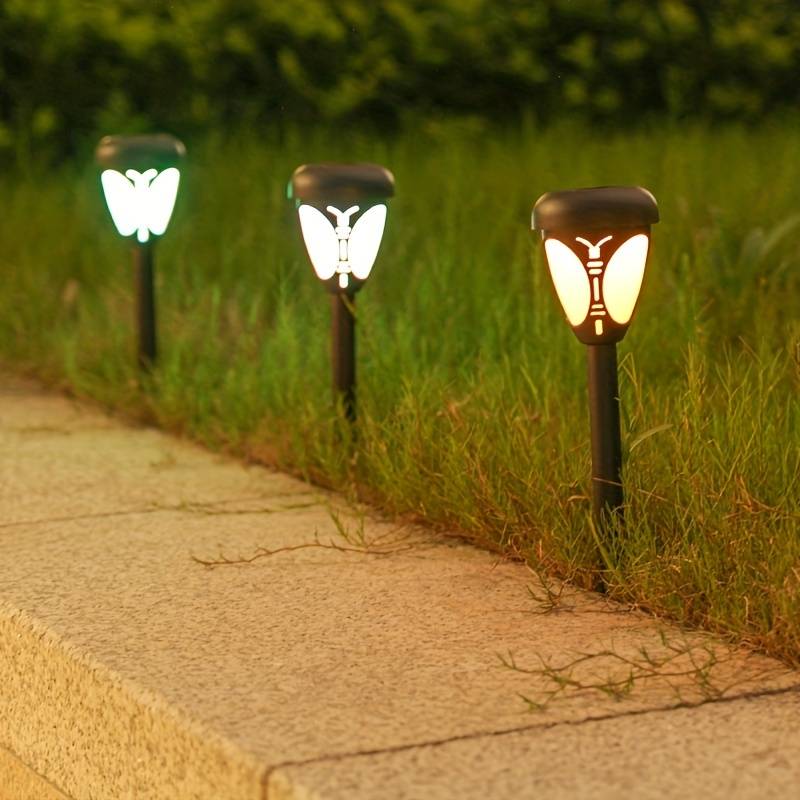 Set 2 lampi solare LED pentru exterior sub forma de — Ambient Modern Pentru Acasă