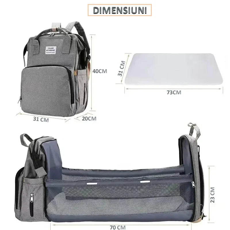 Geanta-Rucsac tip patut extensibil pentru copii — Util Pentru Familie și Copii