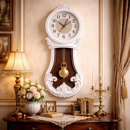 Ceas de perete cu pendul 80 cm — Confort Practic Pentru Casa Ta
