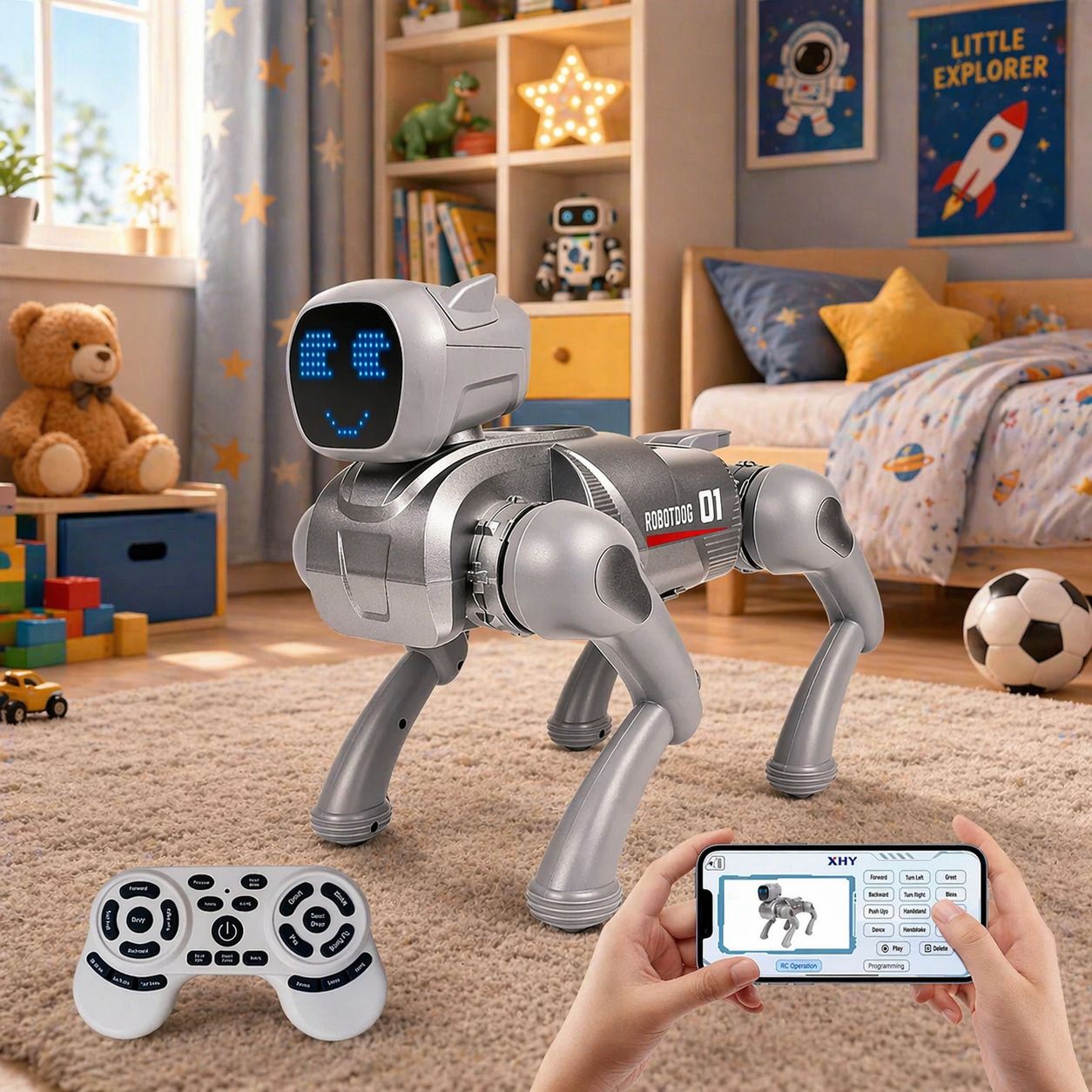 Catel robot inteligent — Util Pentru Familie și Copii