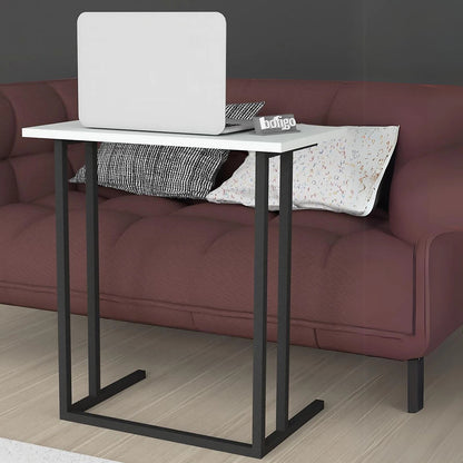 Masa cu picior metalic pentru laptop - mic dejun 60x34.5x65.5 — Confort Practic Pentru Casa Ta