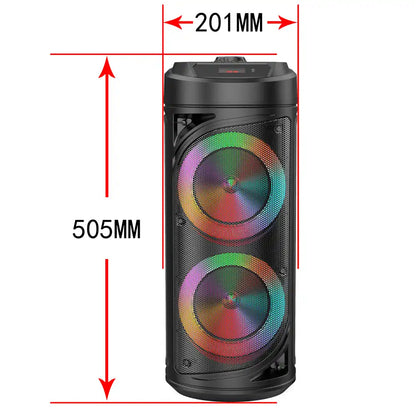 Boxa portabila Wireless ZQS 6212 30W LED — Utilitate Smart Zi de Zi