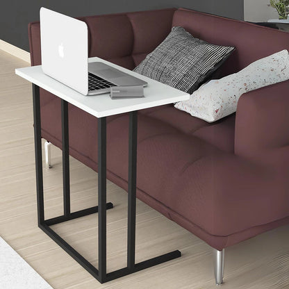 Masa cu picior metalic pentru laptop - mic dejun 60x34.5x65.5 — Confort Practic Pentru Casa Ta