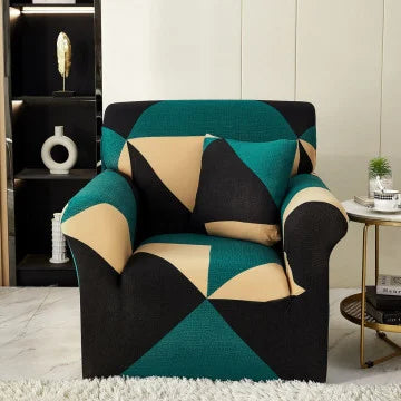 Husa fotoliu din bumbac elastic 90-140 cm — Soluție Practică Pentru Acasă