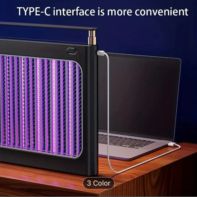 Lampă Anti-Țânțari UV Portabilă cu Încărcare Type-C și Baterie 4000mAh, A-150-23