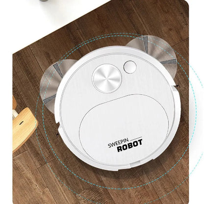 Aspirator robot Sweepin alb incarcare USB zgomot redus — Confort Practic Pentru Casa Ta