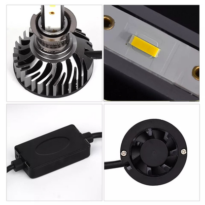 Set 2 becuri LED H7 100W 9V-32V — Confort și Siguranță la Drum