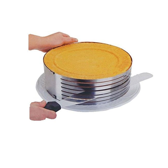 Inel feliator blat de tort ajustabil Cake Ring 8 cm — Mai Mult Confort în Bucătărie