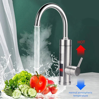 Robinet electric instant din inox 3000W — Mai Mult Confort în Bucătărie