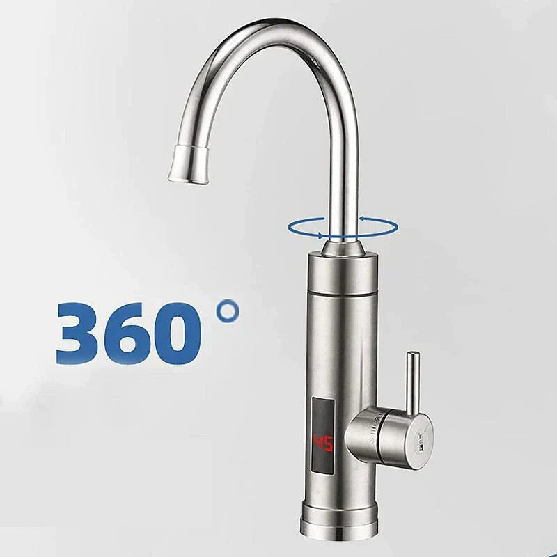 Robinet electric instant din inox 3000W — Mai Mult Confort în Bucătărie