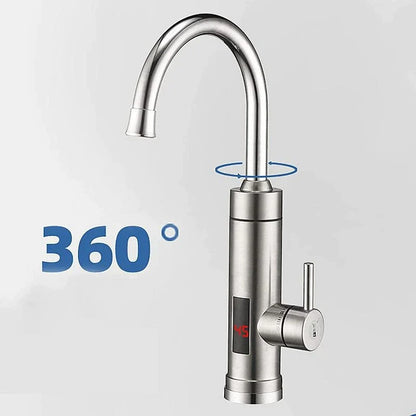 Robinet electric instant din inox 3000W — Mai Mult Confort în Bucătărie