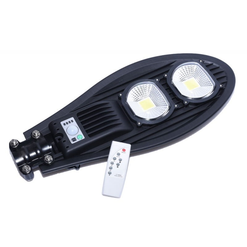 Lampă Solară 100W cu Senzor de Mișcare și Telecomandă, IP65, Q-18D032