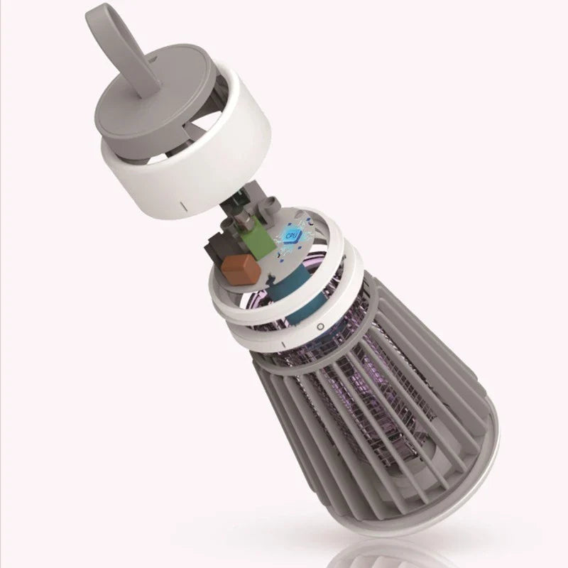 Lampă UV Anti-Insecte Reîncărcabilă USB cu Acumulator și Suspendare, A-165-4