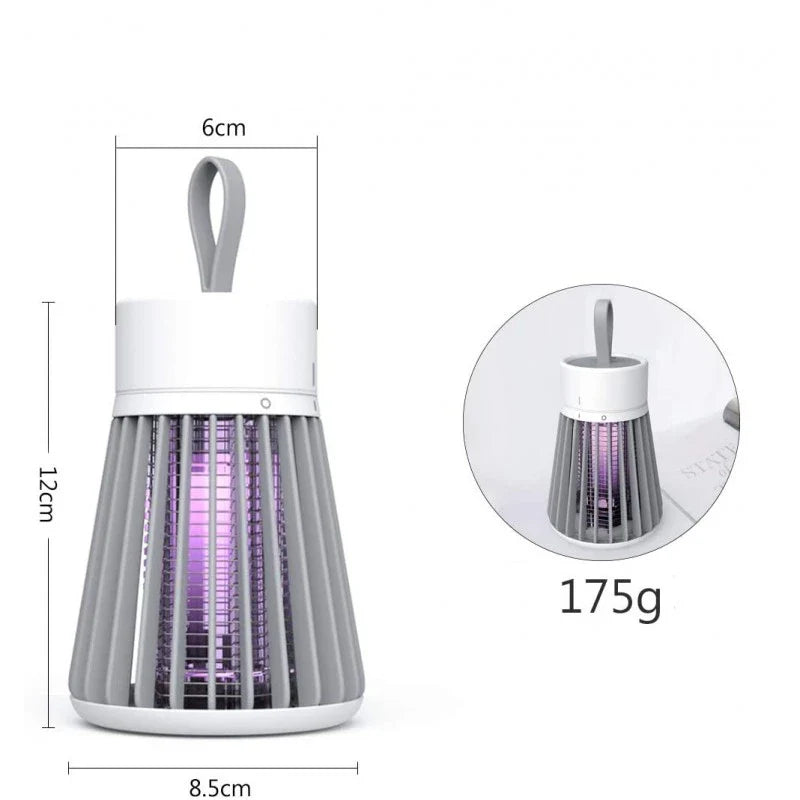Lampă UV Anti-Insecte Reîncărcabilă USB cu Acumulator și Suspendare, A-165-4