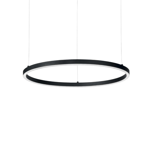 Lustră LED Suspendată ORACLE SLIM, D70 cm, 35W, 3000K, Negru, 8021696229515