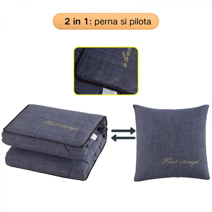 Perna/pilota multifunctionala 2 in 1 40 x 40 — Confort Practic Pentru Casa Ta