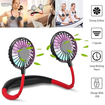 Mini ventilator pentru gat incarcare usb — Utilitate Smart Zi de Zi