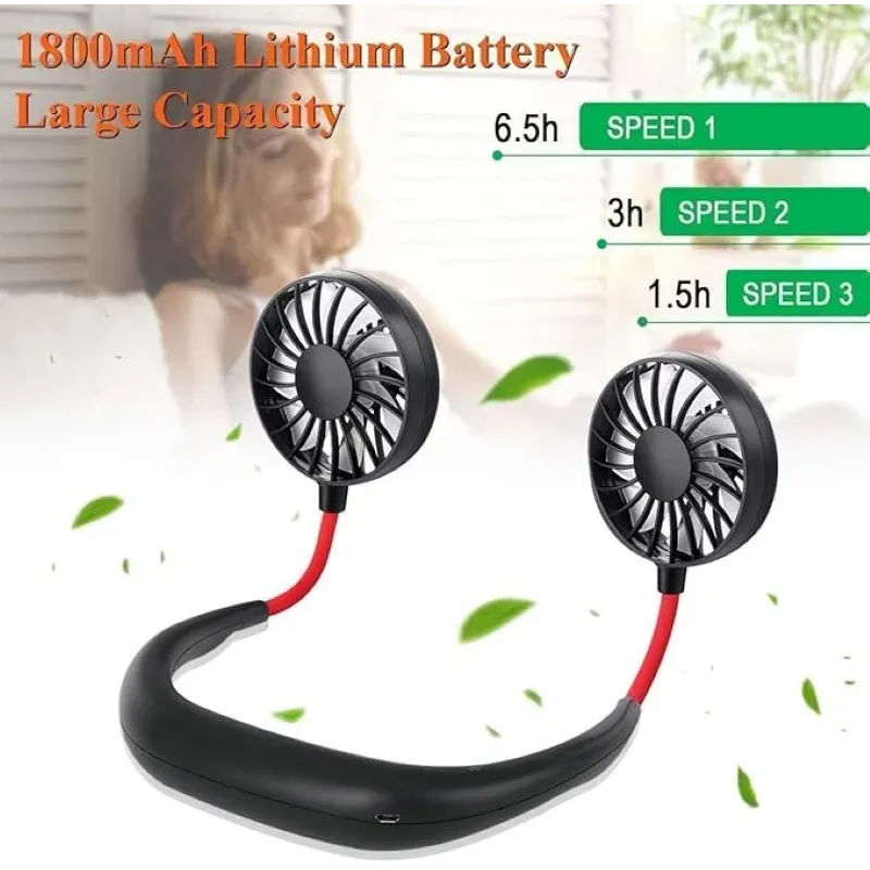 Mini ventilator pentru gat incarcare usb — Utilitate Smart Zi de Zi