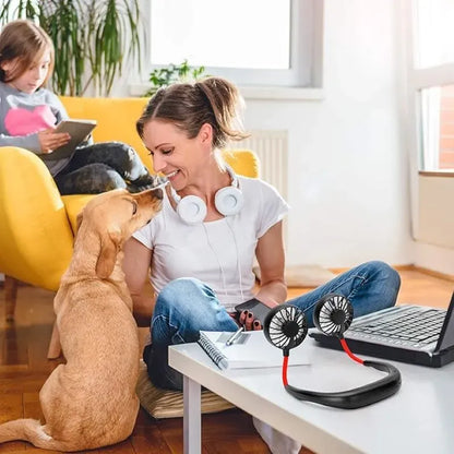 Mini ventilator pentru gat incarcare usb — Utilitate Smart Zi de Zi