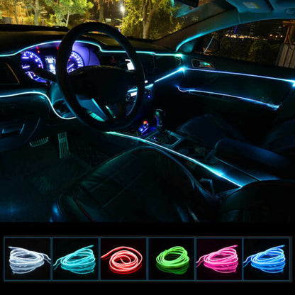 Kit Lumini ambientale LED RGB si aplicatie Bluetooth pentru control — Confort și Siguranță la Drum
