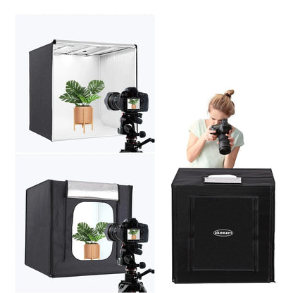 Cutie foto profesională/cort pentru fotografiere de produse 60x60x60cm — Mai Mult Confort