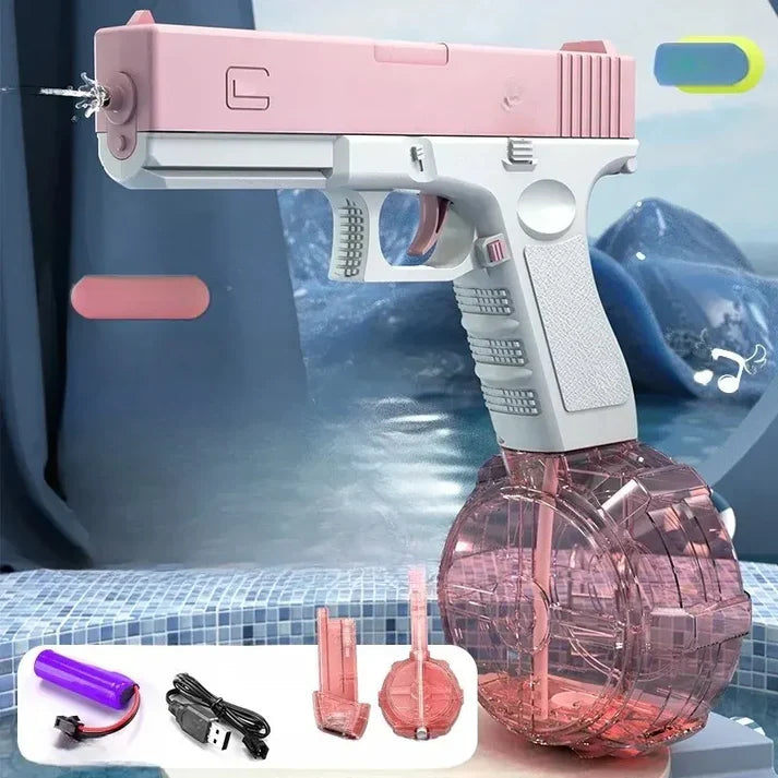 Pistol electric cu jet de apa incarcare USB — Util Pentru Familie și Copii