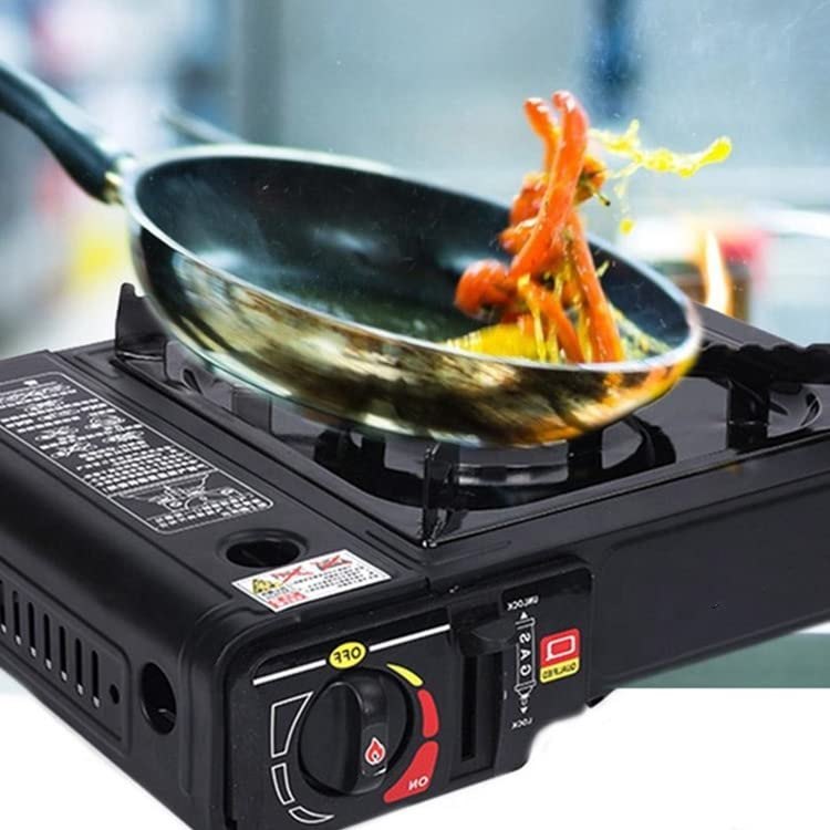 Aragaz Portabil Camping cu Aprindere Automată și Alimentare Dublă Gaz, A-162-3