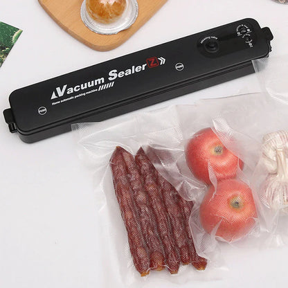 Set pungi si aparat de sigilat si vidat Vacuum Sealer — Mai Mult Confort în Bucătărie