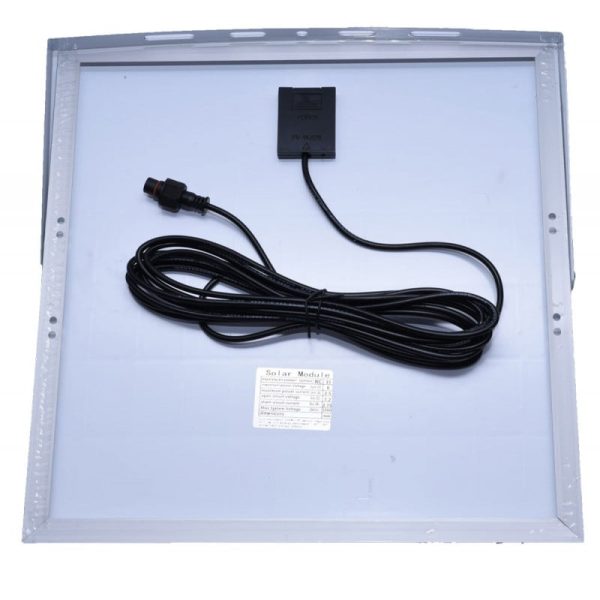Proiector Solar LED 100W cu Panou Separat, Telecomandă și Protecție IP67, Q-18D037