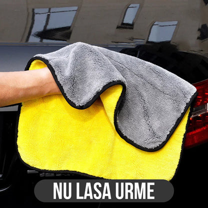 Set 3 lavete microfibra pentru masina — Confort și Siguranță la Drum