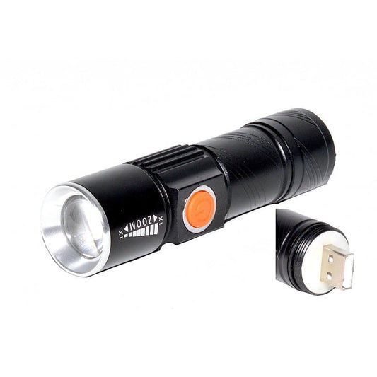 Lanterna Led XPG-R5 Ultra Acumulator USB – Q-19A036 | EsentaCasei