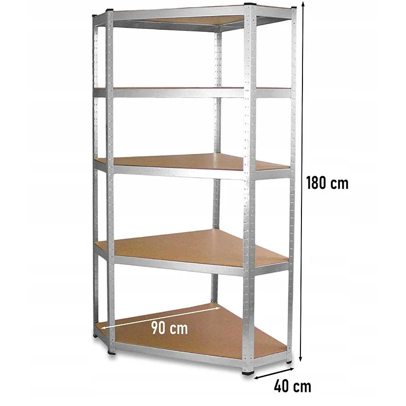 Set rafturi metalice cu coltar — Confort Practic Pentru Casa Ta