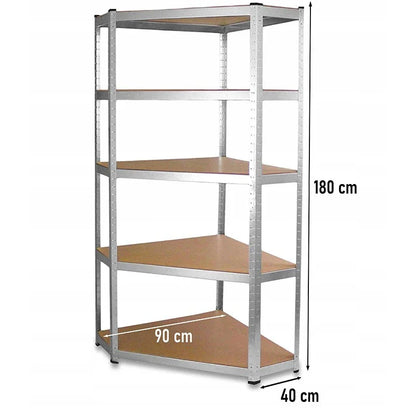 Set rafturi metalice cu coltar — Confort Practic Pentru Casa Ta